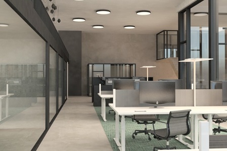 Innenarchitektur eines modernen Open-Space-Büros in Zürich mit New Work Konzept